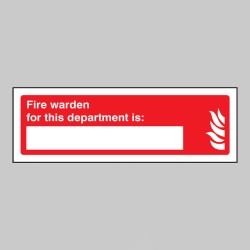 Fire Warden for this Department Is - TESTTTTT!!!!! Fire Warden for this Department Is - TESTTTTT!!!!!