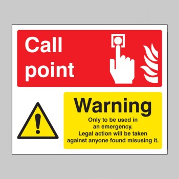 Fire Alarm Warning - Only to be Operated in Emergency - TESTTTTT!!!!! 