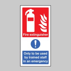 Fire Extinguisher Only to be Used By Trained Staff in Emergency - TESTTTTT!!!!! 