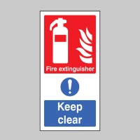 Fire Extinguisher Keep Clear (Multi Message) - TESTTTTT!!!!! Fire Extinguisher Keep Clear (Multi Message) - TESTTTTT!!!!!