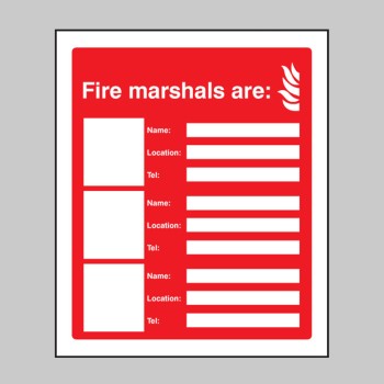 Fire Marshals Are (3 Names - Locations and Numbers) - TESTTTTT!!!!! 