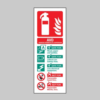 AVD (Aqueous Vermiculite Dispersion) Extinguisher Identification - TESTTTTT!!!!! AVD (Aqueous Vermiculite Dispersion) Extinguisher Identification - TESTTTTT!!!!!