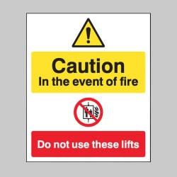 Caution - in the Event of Fire - Do Not Use these Lifts - TESTTTTT!!!!! 