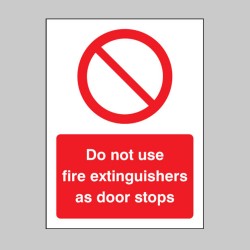 Do Not Use Fire Extinguishers As Door Stops - TESTTTTT!!!!! 