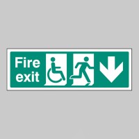 Disabled Fire Exit - Arrow Down - TESTTTTT!!!!! Disabled Fire Exit - Arrow Down - TESTTTTT!!!!!