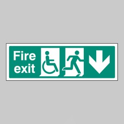 Disabled Fire Exit - Arrow Down - TESTTTTT!!!!! Disabled Fire Exit - Arrow Down - TESTTTTT!!!!!