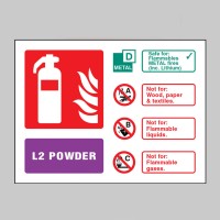 L2 Powder Extinguisher Identification Sign - TESTTTTT!!!!! L2 Powder Extinguisher Identification Sign - TESTTTTT!!!!!