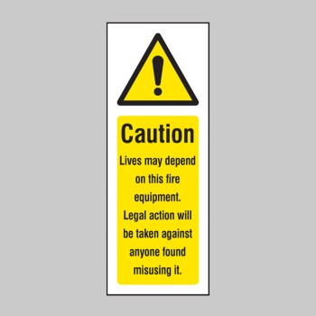 Caution - Lives Depend On this Fire Equipment - TESTTTTT!!!!! 