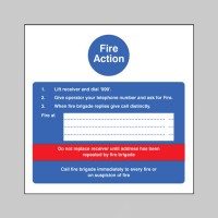 Fire Action - Hotel Sign - TESTTTTT!!!!! 
