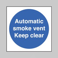 Automatic smoke Vent - Keep Clear - TESTTTTT!!!!! 