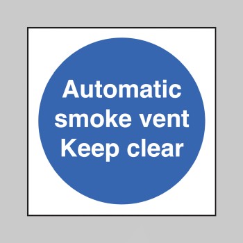 Automatic smoke Vent - Keep Clear - TESTTTTT!!!!! Automatic smoke Vent - Keep Clear - TESTTTTT!!!!!