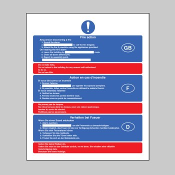 Fire Action (English, French, German) - TESTTTTT!!!!! Fire Action (English, French, German) - TESTTTTT!!!!!
