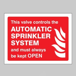 This Valve Controls Automatic Sprinkler System and must Always be Kept Open - TESTTTTT!!!!! This Valve Controls Automatic Sprinkler System and must Always be Kept Open - TESTTTTT!!!!!