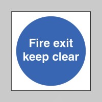 Fire Exit Keep Clear - TESTTTTT!!!!! Fire Exit Keep Clear - TESTTTTT!!!!!