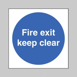 Fire Exit Keep Clear - TESTTTTT!!!!! Fire Exit Keep Clear - TESTTTTT!!!!!