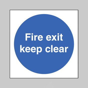 Fire Exit Keep Clear - TESTTTTT!!!!! 