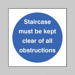 Staircase Must be Kept Clear of All Obstructions - TESTTTTT!!!!! Staircase Must be Kept Clear of All Obstructions - TESTTTTT!!!!!
