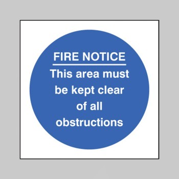 Fire Notice this Area Must be Kept Clear of Obstructions - TESTTTTT!!!!! Fire Notice this Area Must be Kept Clear of Obstructions - TESTTTTT!!!!!