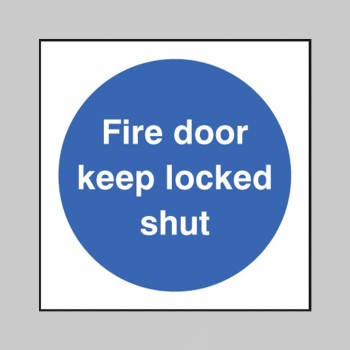 Fire Door Keep Locked Shut - TESTTTTT!!!!! 