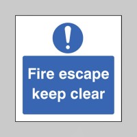 Fire Escape Keep Clear - TESTTTTT!!!!! 