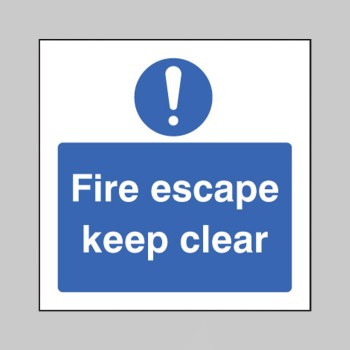 Fire Escape Keep Clear - TESTTTTT!!!!! Fire Escape Keep Clear - TESTTTTT!!!!!