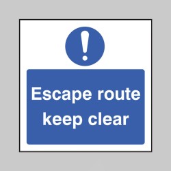 ! - Escape Route - Keep Clear - TESTTTTT!!!!! ! - Escape Route - Keep Clear - TESTTTTT!!!!!