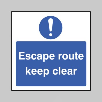 ! - Escape Route - Keep Clear - TESTTTTT!!!!! ! - Escape Route - Keep Clear - TESTTTTT!!!!!