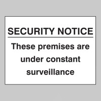 Security Notice these Premises Under Constant Surveillance - TESTTTTT!!!!! Security Notice these Premises Under Constant Surveillance - TESTTTTT!!!!!