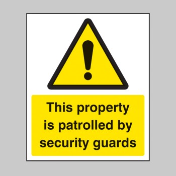 This Property Is Patrolled By Security Guards - TESTTTTT!!!!! 