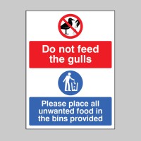 Do Not Feed the Gulls - Please Place All Unwanted Food in the Bins - TESTTTTT!!!!! Do Not Feed the Gulls - Please Place All Unwanted Food in the Bins - TESTTTTT!!!!!