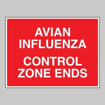 Avian Influenza Control Zone Ends - TESTTTTT!!!!! 