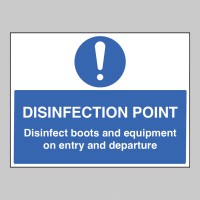 Disinfection Point - Disinfect Boots and Equipment on Entry and Departure - TESTTTTT!!!!! Disinfection Point - Disinfect Boots and Equipment on Entry and Departure - TESTTTTT!!!!!