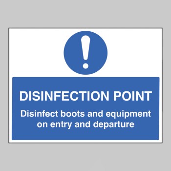 Disinfection Point - Disinfect Boots and Equipment on Entry and Departure - TESTTTTT!!!!! Disinfection Point - Disinfect Boots and Equipment on Entry and Departure - TESTTTTT!!!!!