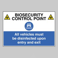 Biosecurity control point All vehicles must be disinfected upon entry and exit - TESTTTTT!!!!! Biosecurity control point All vehicles must be disinfected upon entry and exit - TESTTTTT!!!!!