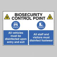 Biosecurity Control Point - All Vehicles and Footwear must be Disinfected - TESTTTTT!!!!! Biosecurity Control Point - All Vehicles and Footwear must be Disinfected - TESTTTTT!!!!!