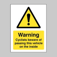 Cyclists Beware of Passing this Vehicle On the Inside - TESTTTTT!!!!! Cyclists Beware of Passing this Vehicle On the Inside - TESTTTTT!!!!!