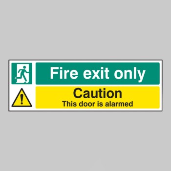 Fire Exit Only Caution - this Door Is Alarmed - TESTTTTT!!!!! Fire Exit Only Caution - this Door Is Alarmed - TESTTTTT!!!!!