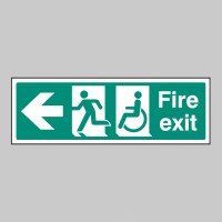Disabled Fire Exit - Arrow Left - TESTTTTT!!!!! Disabled Fire Exit - Arrow Left - TESTTTTT!!!!!