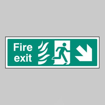 HTM Fire Exit - Arrow Down Right - TESTTTTT!!!!! HTM Fire Exit - Arrow Down Right - TESTTTTT!!!!!