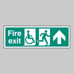 Disabled Fire Exit - Arrow Up / Straight On - TESTTTTT!!!!! Disabled Fire Exit - Arrow Up / Straight On - TESTTTTT!!!!!