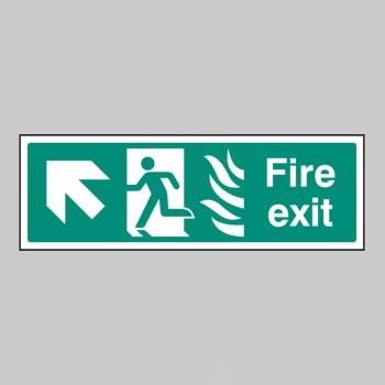 HTM Fire Exit - Arrow Up Left - TESTTTTT!!!!! HTM Fire Exit - Arrow Up Left - TESTTTTT!!!!!