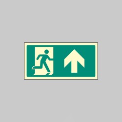 Intermediate Fire Exit Marker - Arrow Up / Straight On - TESTTTTT!!!!! Intermediate Fire Exit Marker - Arrow Up / Straight On - TESTTTTT!!!!!