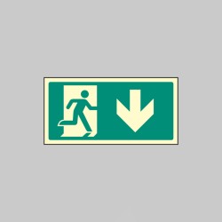Intermediate Fire Exit Marker - Arrow Down - TESTTTTT!!!!! Intermediate Fire Exit Marker - Arrow Down - TESTTTTT!!!!!