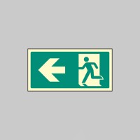 Intermediate Fire Exit Marker - Arrow Left - TESTTTTT!!!!! Intermediate Fire Exit Marker - Arrow Left - TESTTTTT!!!!!