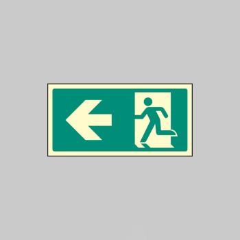 Intermediate Fire Exit Marker - Arrow Left - TESTTTTT!!!!! Intermediate Fire Exit Marker - Arrow Left - TESTTTTT!!!!!