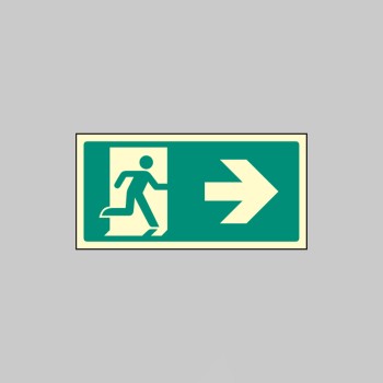Intermediate Fire Exit Marker - Arrow Right - TESTTTTT!!!!! 