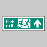 Inclusive Disabled Fire Exit Design - Arrow Up - TESTTTTT!!!!! Inclusive Disabled Fire Exit Design - Arrow Up - TESTTTTT!!!!!