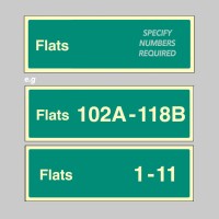 Flats X-Y (Specify when Ordering: eg 1-20) - Stairway Dwelling ID - TESTTTTT!!!!! 