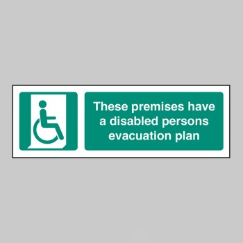 These Premises have a Disabled Persons Evacuation Plan - TESTTTTT!!!!! 