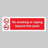No Smoking or Vaping Beyond this Point - TESTTTTT!!!!! 